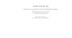Desktop Screenshot of harnischlamps.com